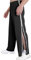 Reha Hose Damen Herren Seitlich Zu Öffnen Lang Baggy Trainingshose mit Seitlichem und Reißverschluss Am Bein Weites Bein Schnellfickerhose Druckknöpfen Sporthose Freizeithose(03 Black,3XL)
