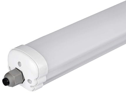 LED Wannenleuchte Feuchtraumleuchte Garagenleuchte Hallenlampe Deckenlampe, Kunststoff weiß, strahlwassergeschützt, 18W 2160lm 4000K neutralweiß, L 60 cm