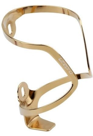 GFDSGRE Porte Gourde Velo Porte-Bouteille d'eau en Aluminium de Bicyclette d'aluminium Compatible avec Support de Bouteille d'eau Ultra-légère inférieure à 70mm Porte bidon Velo(U Model Gold)