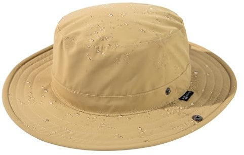 TOP-EX XL/XXL UPF 50 Sonnenhut Bucket Hut Herren Damen Wasserdicht Sonnenschutz Mütze Fischerhut Regenhut Faltbar Khaki XL