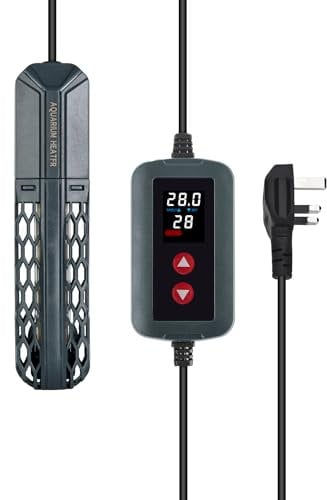 SZELAM 100W Aquarium Heater,Submersible Fish Tank Heater with External Digital Temperature Controller,Explosion-Proof Quartz Tubes Aquarium Heater for Marine Saltwater and Freshwater