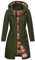 Tuopuda Rain Coats for Women Raincoat Womens Waterproof for Spring Fall Winter Functional Jacket with Hood for Walking Camping Hiking Cycling Running Golf, Army Green, L