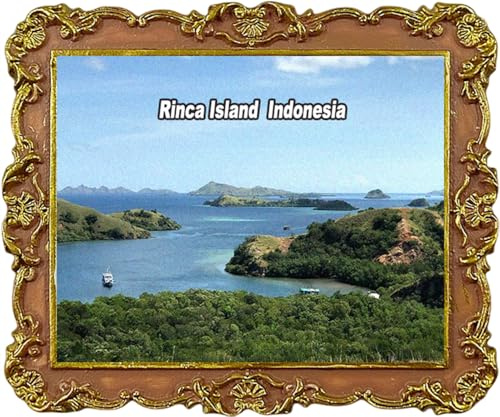 Rinca Island Indonesien Reise Souvenir Kühlschrank Magnet Stadt Sehenswürdigkeiten Kühlschrank Magnete
