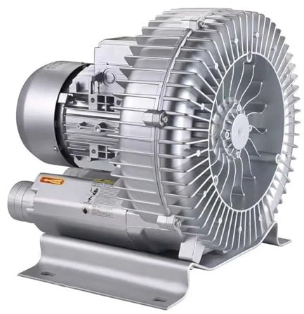 AUBEST Radialventilatoren, 200 W industrielles -Gebläse, Hochdruck-Luftpumpe, Zentrifugal-Vakuumpumpe, Saugventilator, Aquakultur, Fischteichbelüfter(180w)