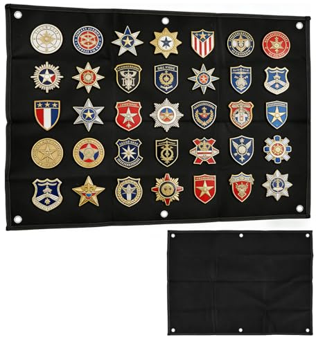 Pannello di Visualizzazione Tattico 60x45cm Pannello Raccolta Patch Militar | Tattici Pieghevole Pannello da Parete Tattico Militare con Occhielli per Badge, Francobolli, Toppe e Adesivi