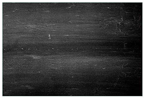 Wallario Küchenrückwand selbstklebend 90 x 60 cm, Motiv: Dunkler schwarzer Stein - Muster - Steinoptik | Spritzschutz abwischbar & pflegeleicht