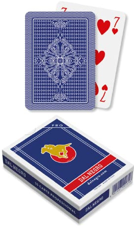 Dal Negro - Poker San Siro Blauer Blumenstrauß Spielzeug, Farbe, 024131