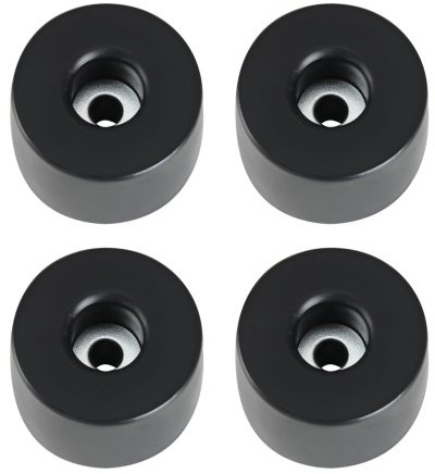 Beutel mit Set von 4 Füße aus Gummi 38 x 25 mm