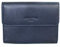 Hexagona Porte-monnaie en cuir ref_xga43163 Bleu 1