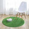 Fouriding Einfarbig Rund Teppich weicher Kurzflor Teppiche fürs Wohnzimmer, Esszimmer, Kinderzimmer, Schlafzimmer und die Küche geeignet Grün 100cm