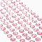Movoja Rosane Strasssteine - runde Glitzersteine 147 Stück 10 mm selbstklebend zum Verzieren und Basteln | Schmucksteine zum aufkleben | Steinchen Dekosteine Bastelsteine Rosa
