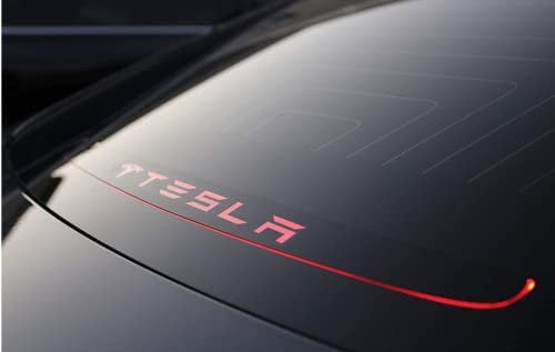 Model 3 Rear Window Brake Light Sticker for Tesla Model 3 Decoration Decal