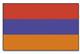 Flagge Armenie 90 x 150 cm Partyartikel - Armenien Länder Thema Unterstützer/Fan Deko Artikel