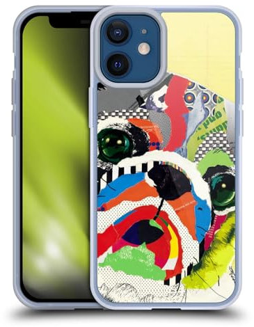 Head Case Designs Officially Licensed Michel Keck Pug Dogs 4 Soft Gel Case Compatible With Apple iPhone 12 Mini