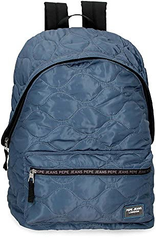Pepe Jeans Orson Equipaje - Messenger Bag Unisex Kinder, blau, 31x44x15 cms, Schulrucksack