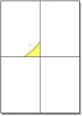 150 Blatt, Etiketten Selbstklebend Versandetiketten Aufkleber A4-4 Stück/Blatt, 148,5 x 105 mm (A6)