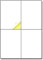150 Blatt, Etiketten Selbstklebend Versandetiketten Aufkleber A4-4 Stück/Blatt, 148,5 x 105 mm (A6)