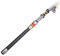 Cocoarm Teleskop-Angelrute Tragbare Carbon Superleichte Pistolengriff Angelrute Bass 2,1/2,7/3,0/3,6 m Teleskopangel für Salzwasser Süßwasser(2.7m)