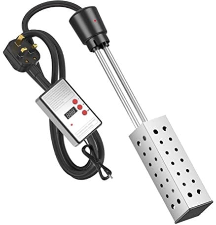 Tianbi Electric Immersion Water Heater, Bucket Water Heater, Household High Power Submersible Pool Bathtub Heater with Thermostat,Auto Shutoff