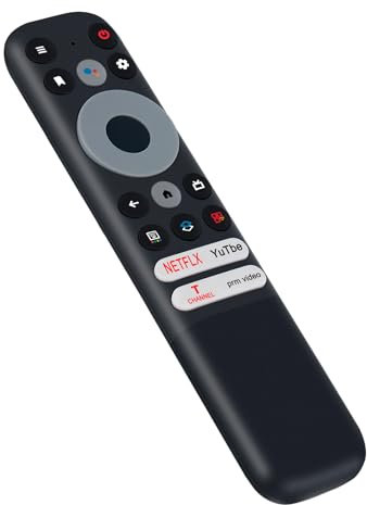 AIDITIYMI RC902N FMR1 Replacement Voice Remote Compatible with TCL Smart TV 55R646 65R646 75R646 75S546 65S546 55S546 50S546 55R646-CA 65R646-CA 75R646-CA 50S546-CA 55S546-CA 65S546-CA 75S546-CA