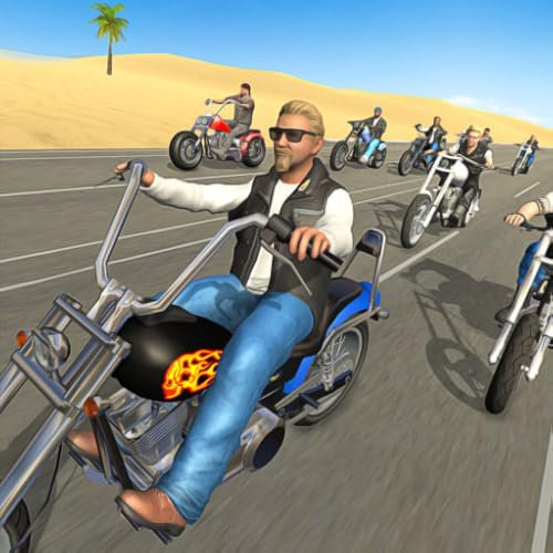 American Chopper Gangs Motorbike Simulator Madness Offline Games: Motocross Traffic Bike Racing