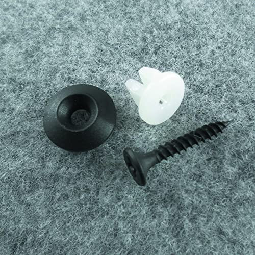 Befestigungsset für Wohnmobil, T5 & T6, Zubehör und Kalifornien, Schwarz, 100 Stück