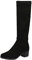 CAPRICE Damen Hohe Stiefel mit Absatz Kniehoch Vegan, Schwarz (Black Stretch), 41 EU