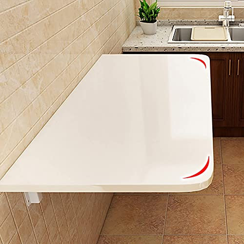 TAOZUYING Wandklapptisch, Wandklapptisch, Bar, Arbeitszimmer, Küche, Badezimmer, Wandklapptisch, Wandschreibtisch, Küche, Schlafzimmer, Esszimmer (80 x 50 cm) Marriage