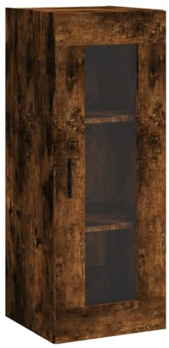 vidaXL Wandschrank Räuchereiche 34,5x34x90 cm