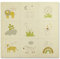 Stylische Puzzlematte Baby 0,9 x 0,9 m Safari Tiere – 9 Platten à 30x30cm – 20% dickere & weichere Spielmatte – schadstofffreie, geruchlose, Pflegeleichte Baby Krabbelmatte – plastikfreie Verpackung
