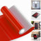 JAVIGA Vinylfolie Plotter Rot Plotterfolie Vinyl Rolle für Cricut, Wasserdichte Glänzende Selbstklebende Folie für DIY-Aufkleber, Dekoration, Geburtstag, 30,5x305cm