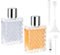 DRERIO 2 Pcs Perfume Atomiser 100ml Empty Fragrance Bottle Glass Perfume Spray Bottles,Refillable Travel Perfume Refill Bottle Portable Large Cosmetic Fine Mist Atomizer for Travel Home Gift