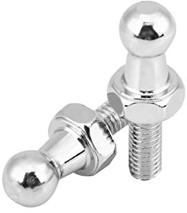 2 Pièces Boulon de Goujon à Bille de Fer de Voiture, Boulon à Bille Boulons de Goujon Jambe de Force à Gaz Boulons de Fer Goujon Accessoires Voiture Filetages Jambes Force Raccords d'Extrémit