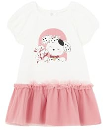 Mayoral Kleid Komb.Tüll für Baby - Mädchen Fuchsia 12 Monate (80cm)