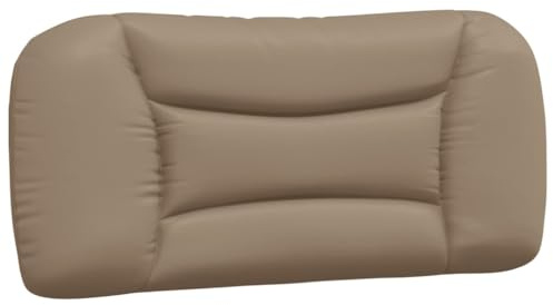 vidaXL Kopfteil-Kissen Hvar Cappuccino-Braun 90 cm Kunstleder