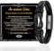 SUNSH Armband Herren Lederarmband Sohn Geschenk Von Mama - Armband für Meinen Sohn Geburtstagsgeschenk für Teenager 18. Geburtstag Junge Geschenk Junge 15 16 17 19 21 Jahre-20,5 cm