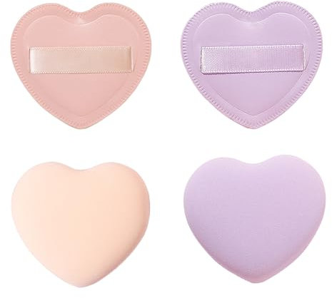 JCUGSBS Großer Makeup Schwamm,4 Stück Super Soft Makeup Beauty Blender Schnelles Auftragen von Makeup in 3s, Nasses Trockenes Makeup Werkzeug Puderquasten für flüssige Foundation