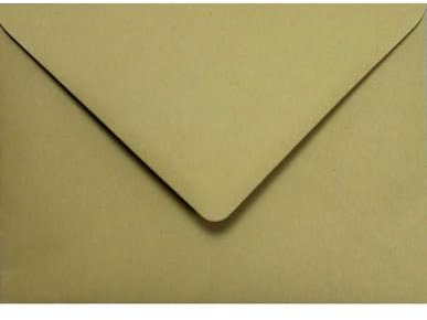 Netuno 25 Umschläge Oliv-Grün DIN B6 125 x 175 mm 120g Crush Olive schöne Briefhüllen Einladung Hochzeit Weihnachten Geburtstag Ostern besondere Briefumschläge umweltfreundlich