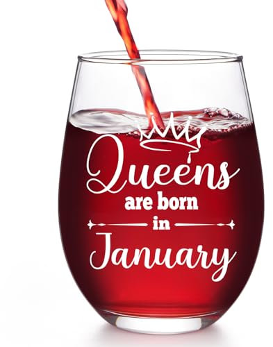 Joymaking Wine Glass - Birthday Gift for Women, 17oz