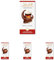 Lindt - Tablette Irish Coffee CREATION - Chocolat au Lait alcolisé, 150g (Lot de 4)