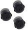 Toothbrush Adaptor Plug UK Charger Shaver Socket 2 Pin to 3 Pin Electric Converter Bathroom Two to Three Prong Charging Tooth Brush Razor Plugs Electrical Shaving (3 plug black)