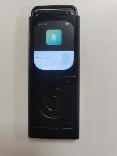 MECHEN Registratore Vocale Digitale 144GB, Registratore con Attivazione Vocale, 10.000h Autonomia, Audio HD 3072 Kbps, Riduzione Rumore, Modalità VOR, Password, USB-C & Ripetizione AB