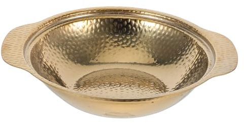 TOPPERFUN Edelstahlpfanne Mit Doppelgriffen Für Gasherd Kleiner Dampfgarer Zum Kochen Wokpfanne Aus Kochtopf Mit Deckel Für Eintöpfe Und Suppen