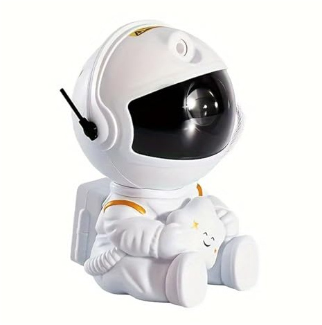 YFDGD Robot Starry Sky Galaxy Projector Night Light USB LED Star Desk Lamps Romantic Projection Atmosphere Lamp for Bedroom Decoration Clear Imaging