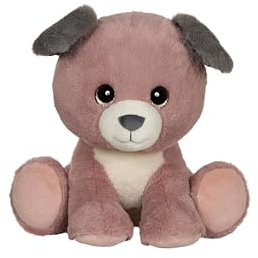 Gipsy Toys – Plüschtier Hund Puppy Eyes Pets – 40 cm – Puderrosa und Grau