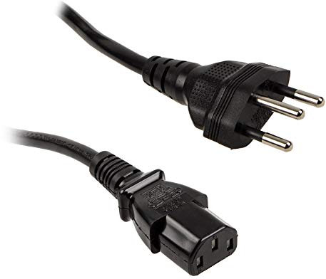 Kolink Netzkabel für Computer Schwarz Schweiz SEV 1011 (Typ J, T12) auf PC Kaltgerätestecker C13-1,8 Meter. Schwarz Netz Kabel Gewinkelt für die Meisten Computer Netzteile benötigt Wird