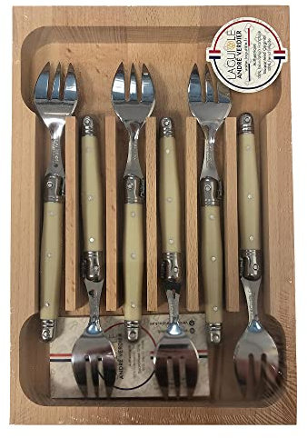 Laguiole Cake Forks Set 6pcsColour: Laguiole Multi Colours