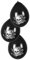 Boland 97075 - Luftballons, Day of the Dead, 6 Stück, Durchmesser 25 cm, Halloween-Party, Mottoparty