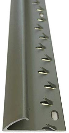 Single Edge Carpet Metal Door Bar Trim (900mm, Matt Chrome)