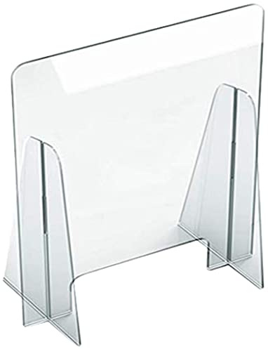 Schutz aus Plexiglas, Absperrgitter für den Thekenbereich, für Apotheke, Supermarkt, Trennwand, Schutzbarriere 75x65